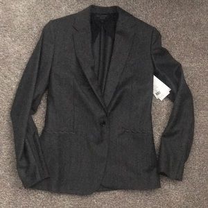 Equipment Charcoal Gray Blazer